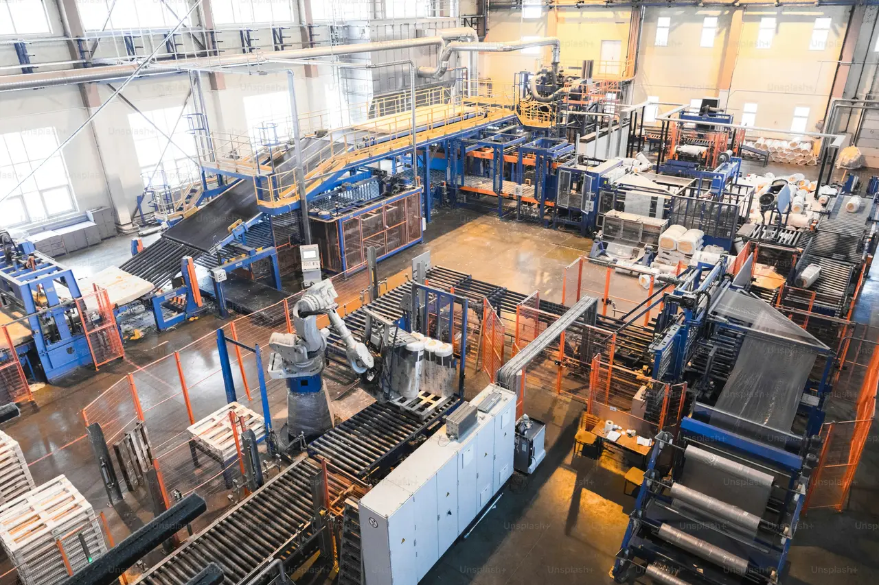 Inside a modern railway component manufacturing plant